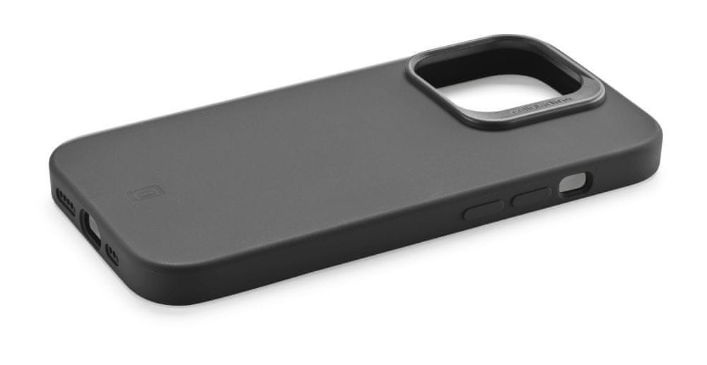 CellularLine Ochranný silikónový kryt Sensation pre Apple iPhone 15 Pro Max, čierny SENSPLUSIPH15PRMK